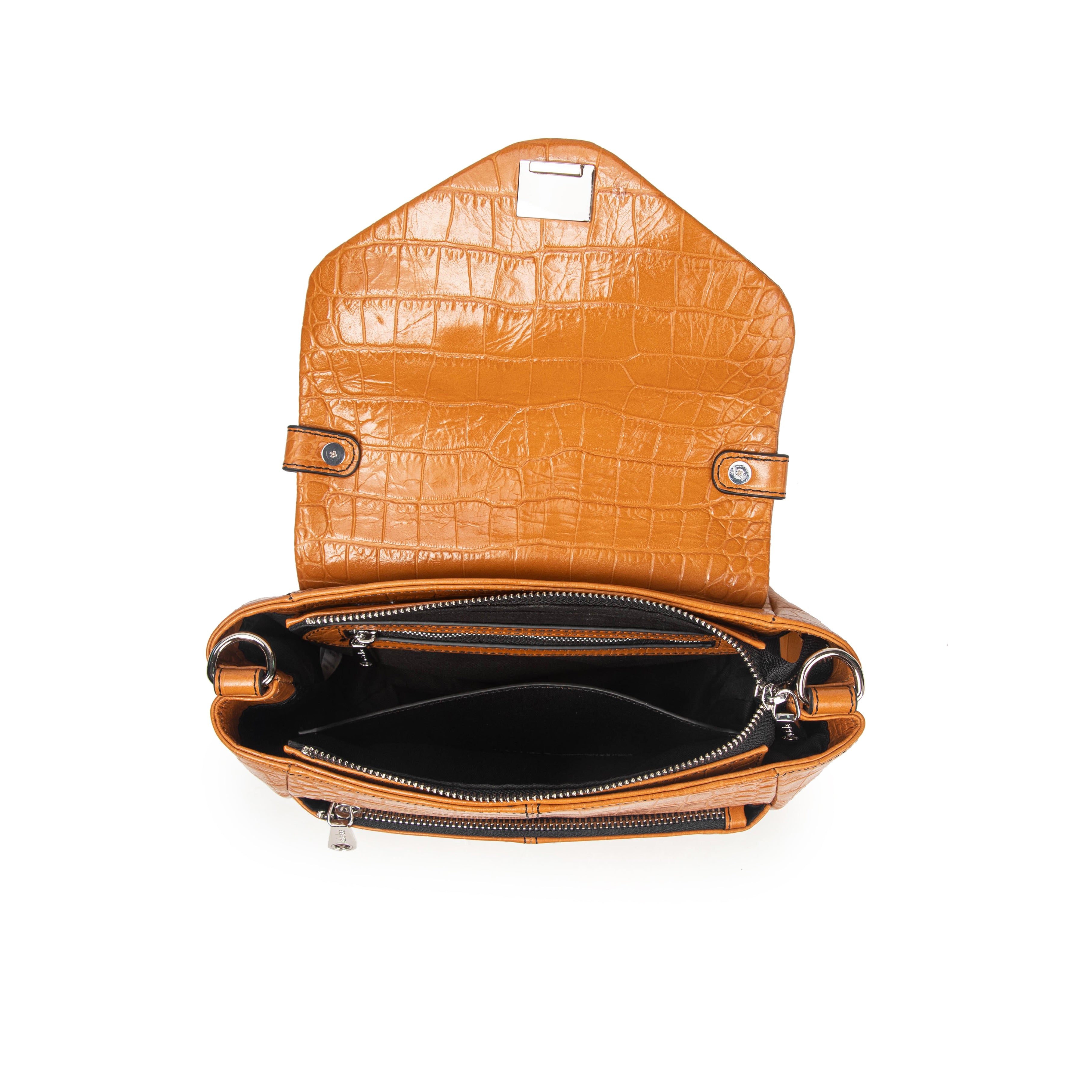 kate-lee-bruny-croco-sac-bandouli-re-cuir-gold-croco image 3