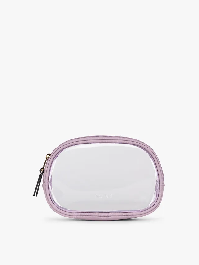 calpak-clear-quart-zip-pouch-trousse-transparente-noire image 1