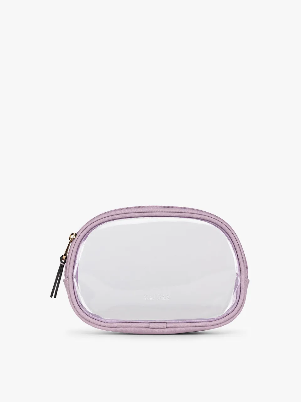 calpak-clear-quart-zip-pouch-trousse-transparente-noire image 1