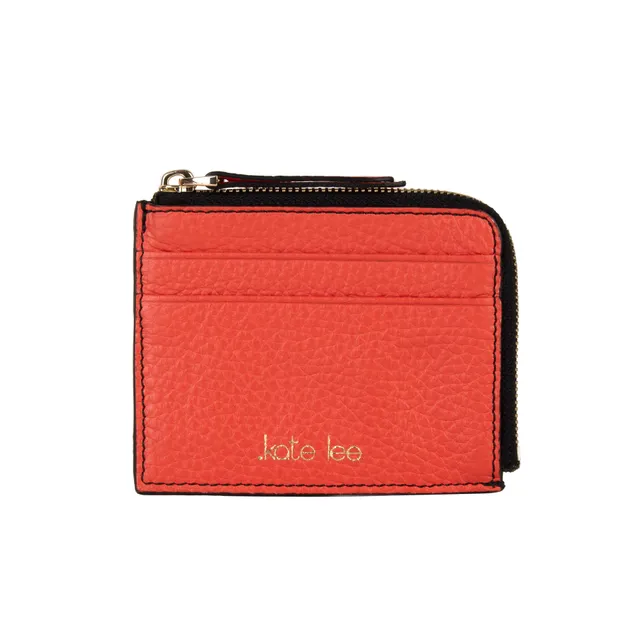 kate-lee-alo-s-g-porte-monnaie-cuir-corail-10-5-cm image 1