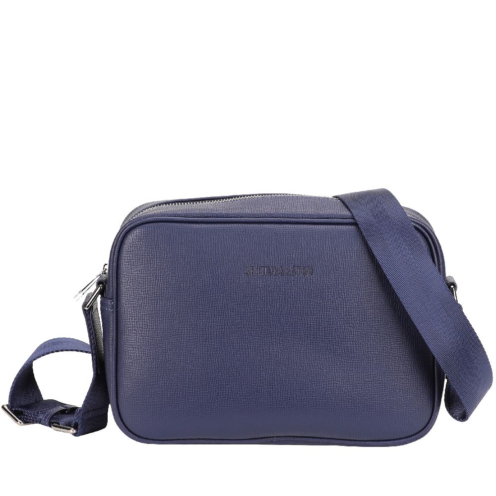 arthur-et-aston-nelson-sac-travers-cro-te-de-cuir-noir image 1