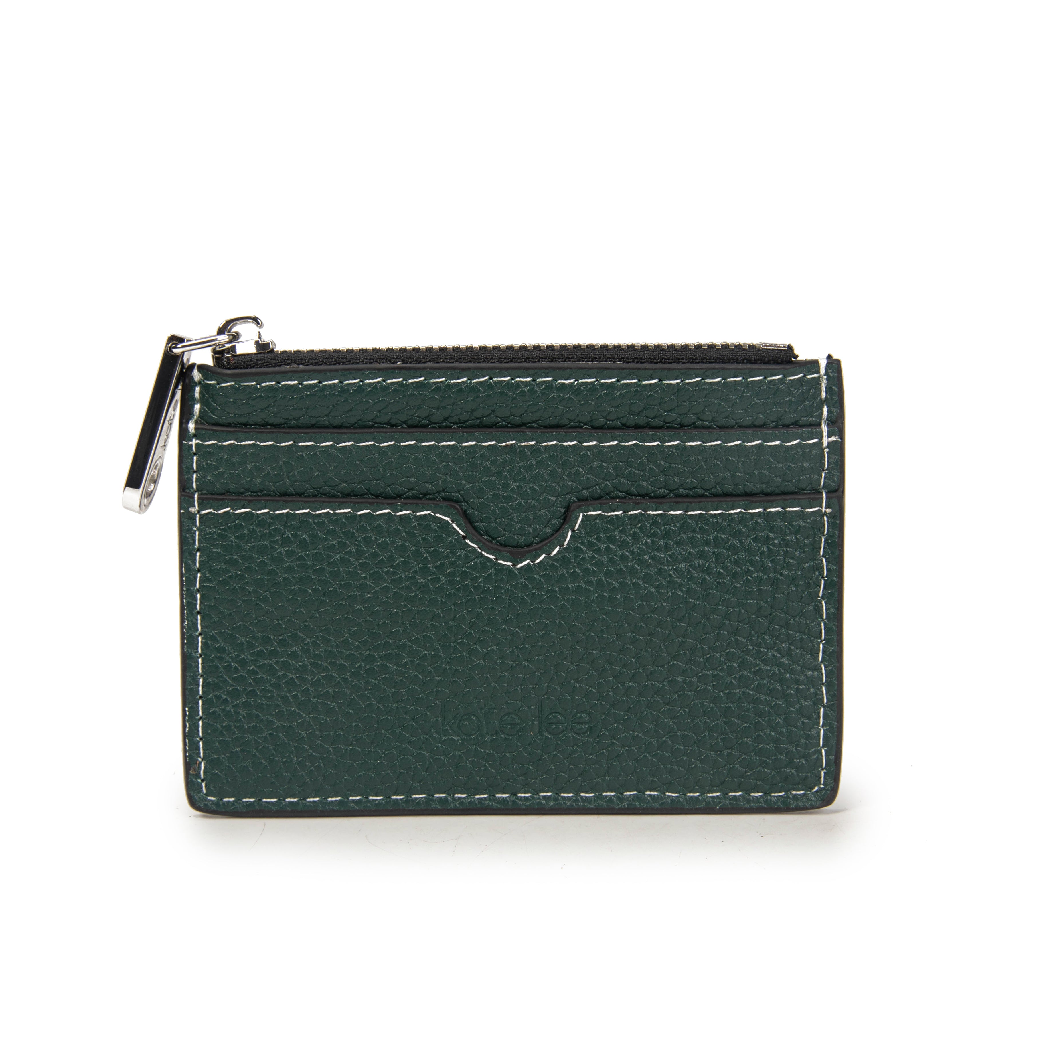 kate-lee-anyssa-g-porte-monnaie-vert-vachette-grain-e image 1