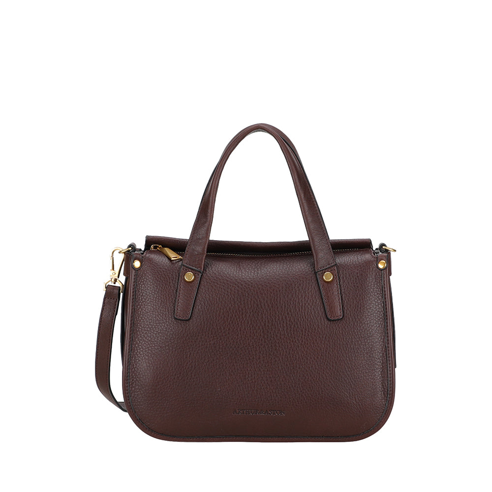 arthur-et-aston-cassidy-sac-main-cuir-cognac image 5