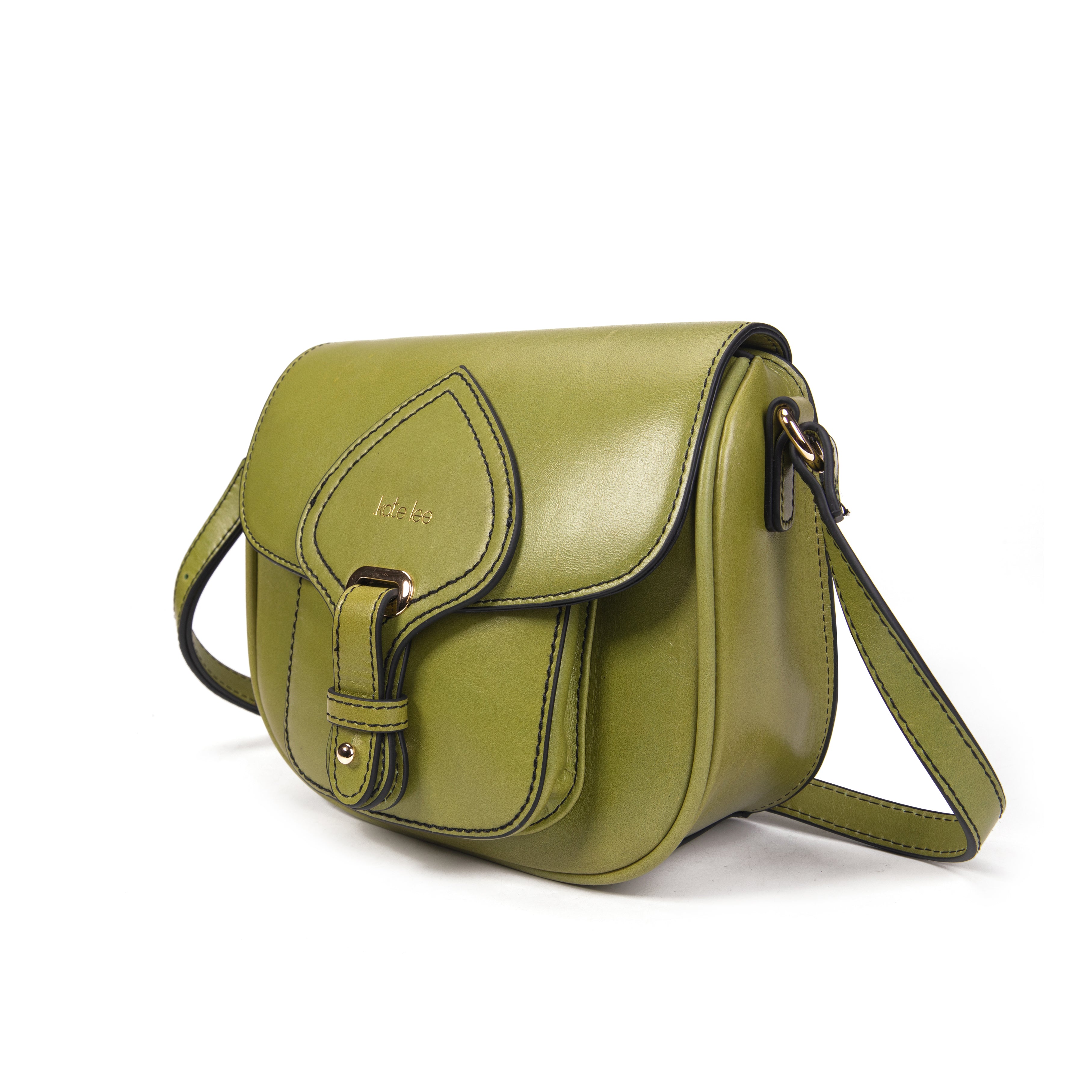 kate-lee-emelyne-gibeci-re-cuir-vert-lisse image 2