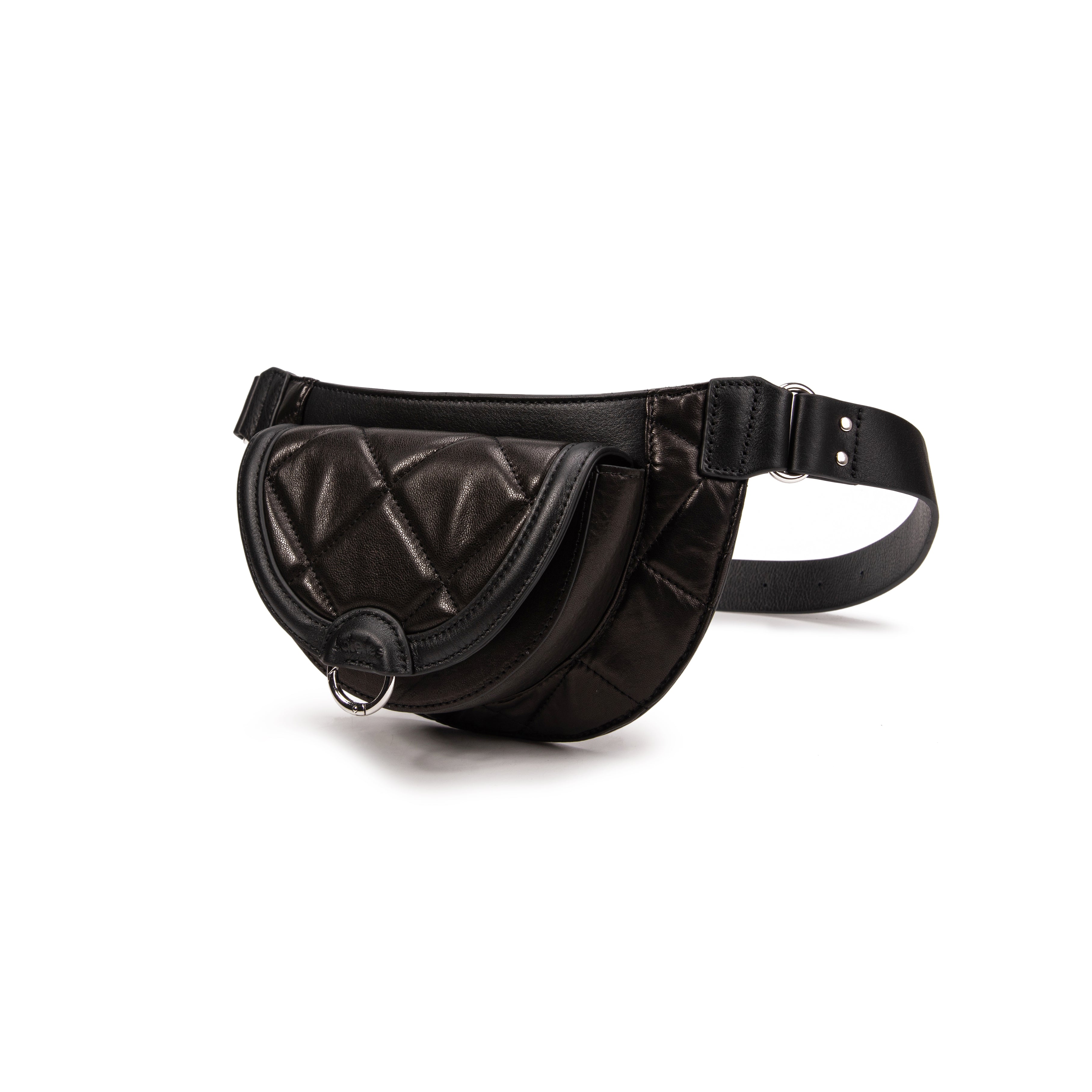 kate-lee-ully-matelass-sac-banane-agneau-noir image 2