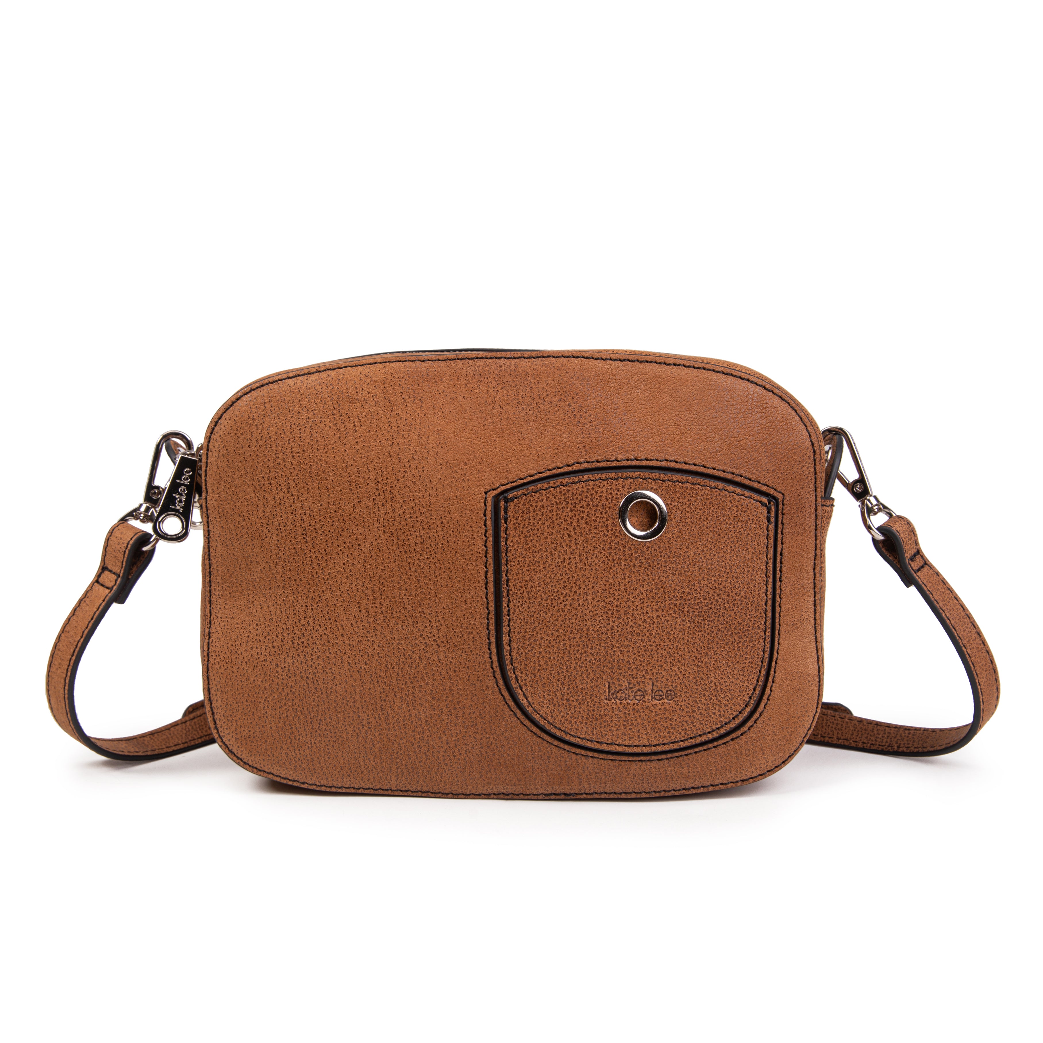 kate-lee-ren-e-sac-bandouli-re-cuir-acajou-23-cm image 1