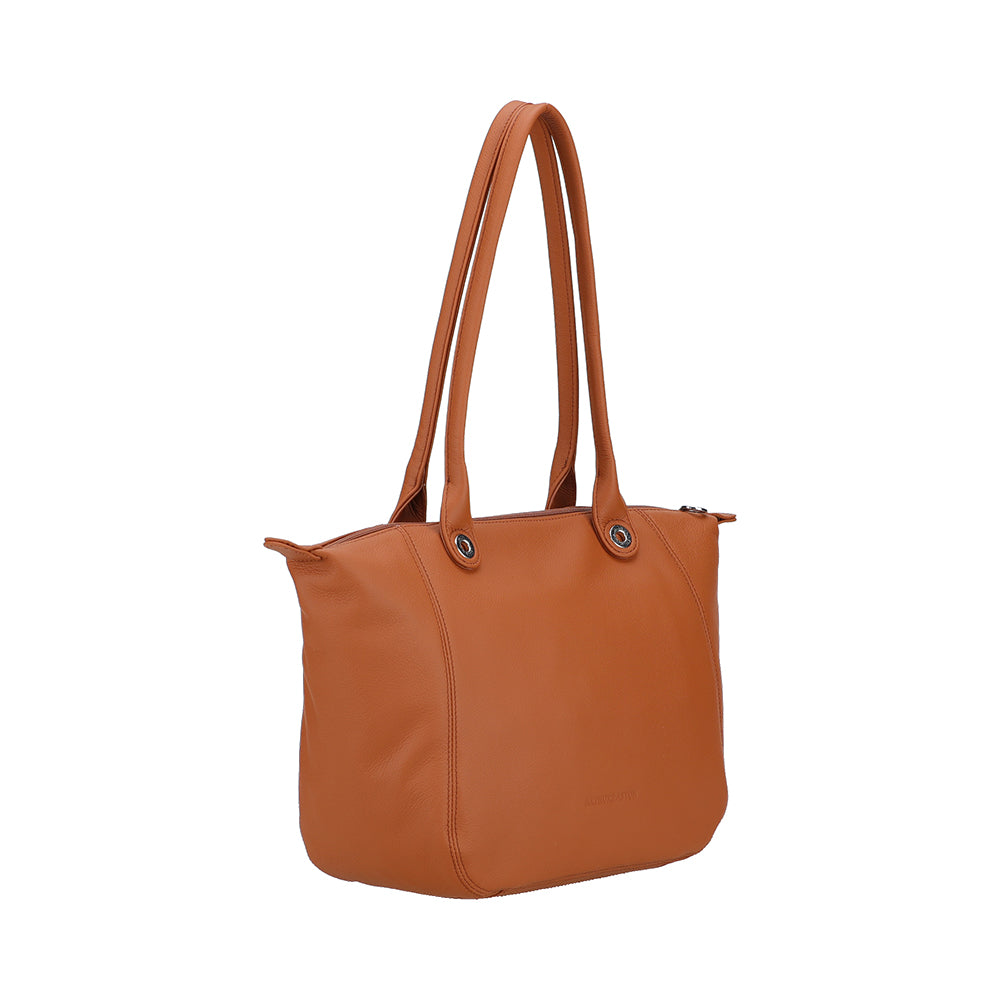 arthur-et-aston-louisa-moyen-cabas-cognac-cuir-vachette image 4