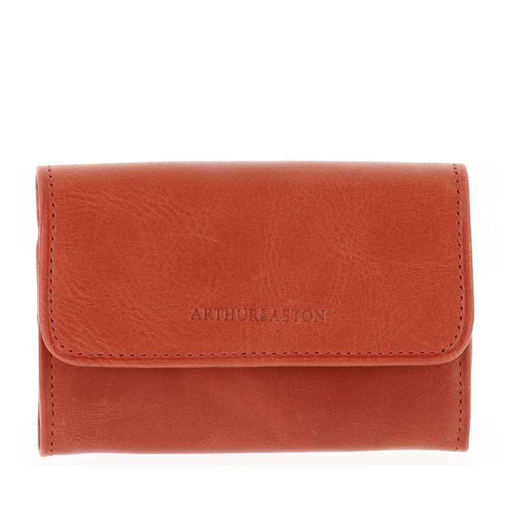 arthur-et-aston-rose-porte-monnaie-cuir-femme-noir-huil image 5