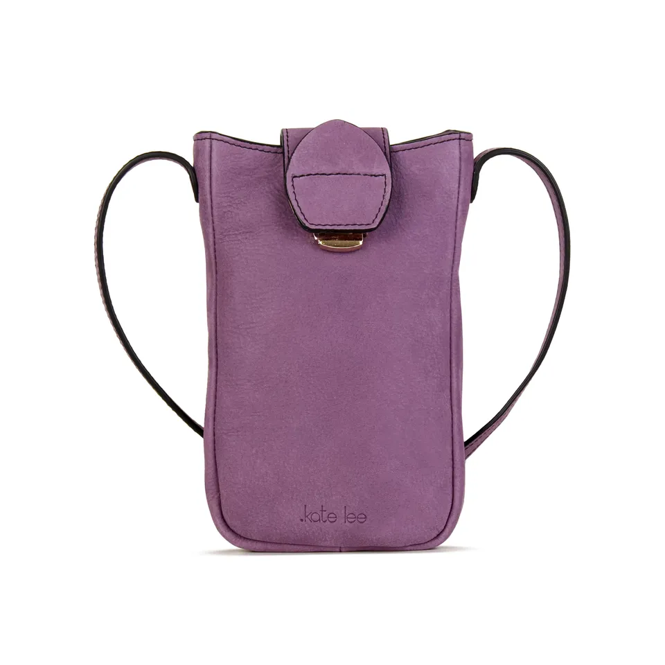 kate-lee-fiolaine-pochette-t-l-phone-cuir-violet-velours image 1