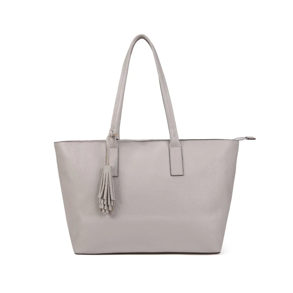 kate-lee-esmeralda-sac-cabas-cuir-perle-grain image 1