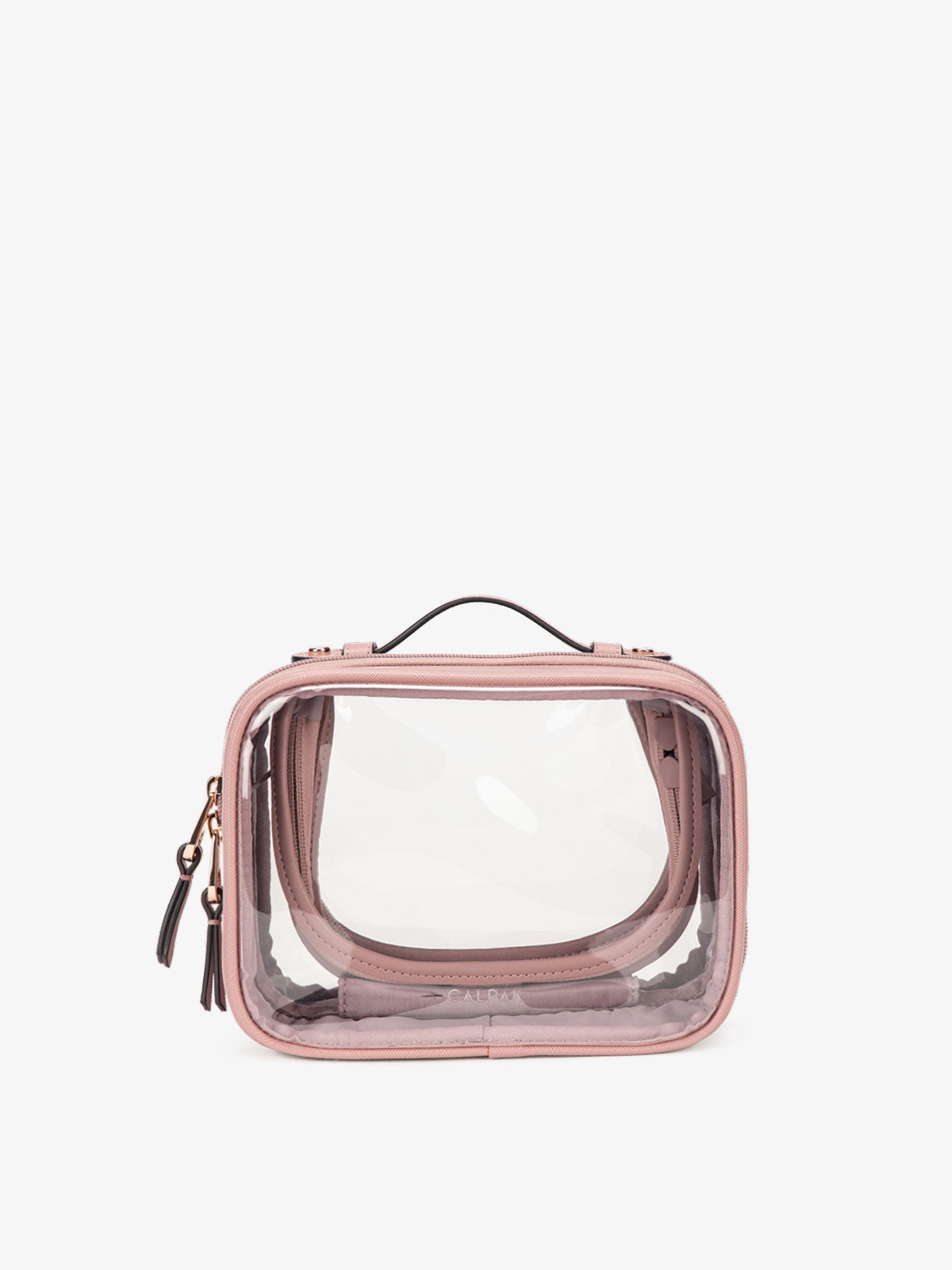 calpak-kaya-small-clear-trousse-maquillage-glazed-dark-cherry image 8
