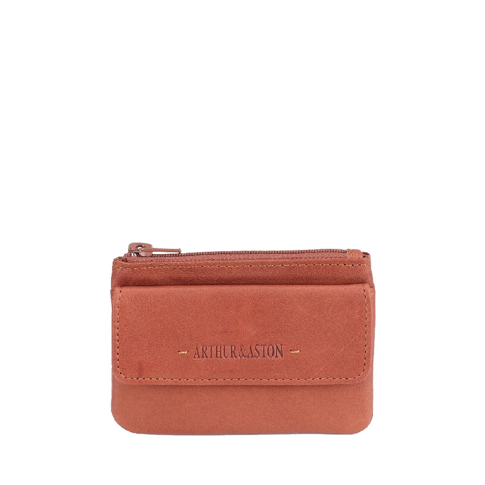 arthur-et-aston-johany-porte-monnaie-zipp-cuir-cognac image 3