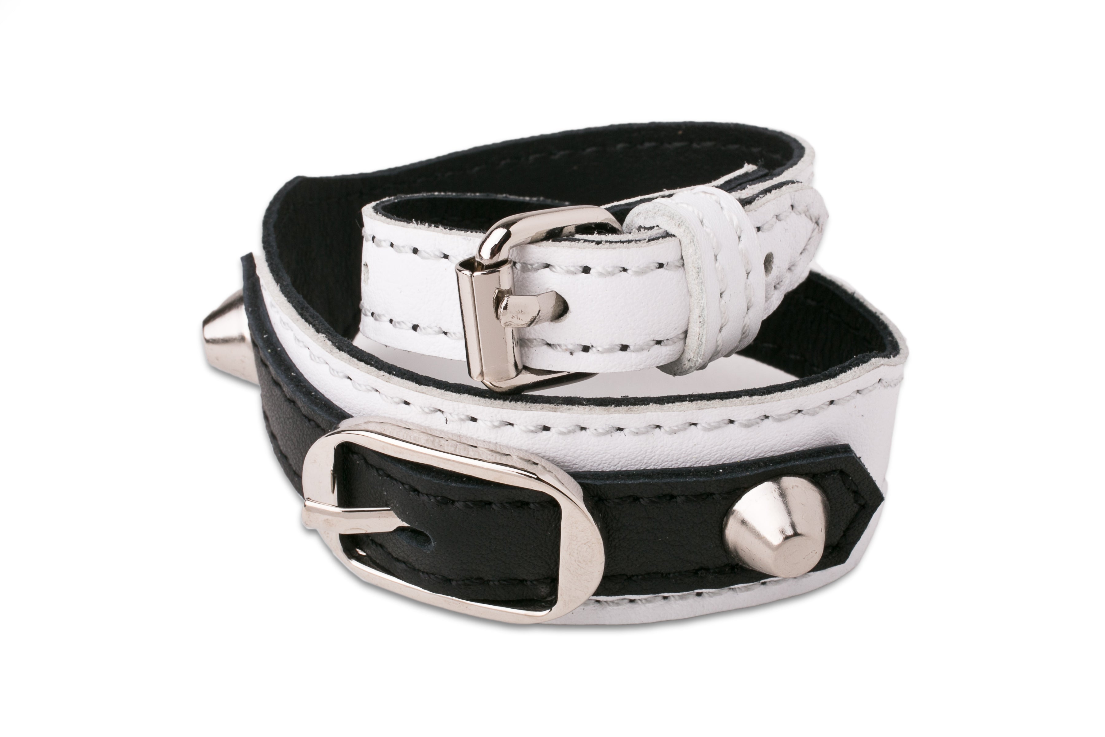 kate-lee-bracelet-double-cuir-camel-pochette-cadeau image 2