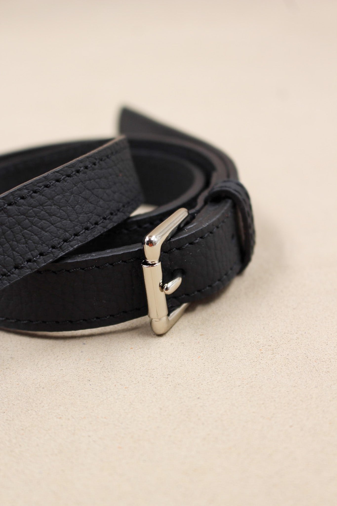 charles-et-charlus-bandouli-re-sangle-cuir-grain-noir-100cm image 3