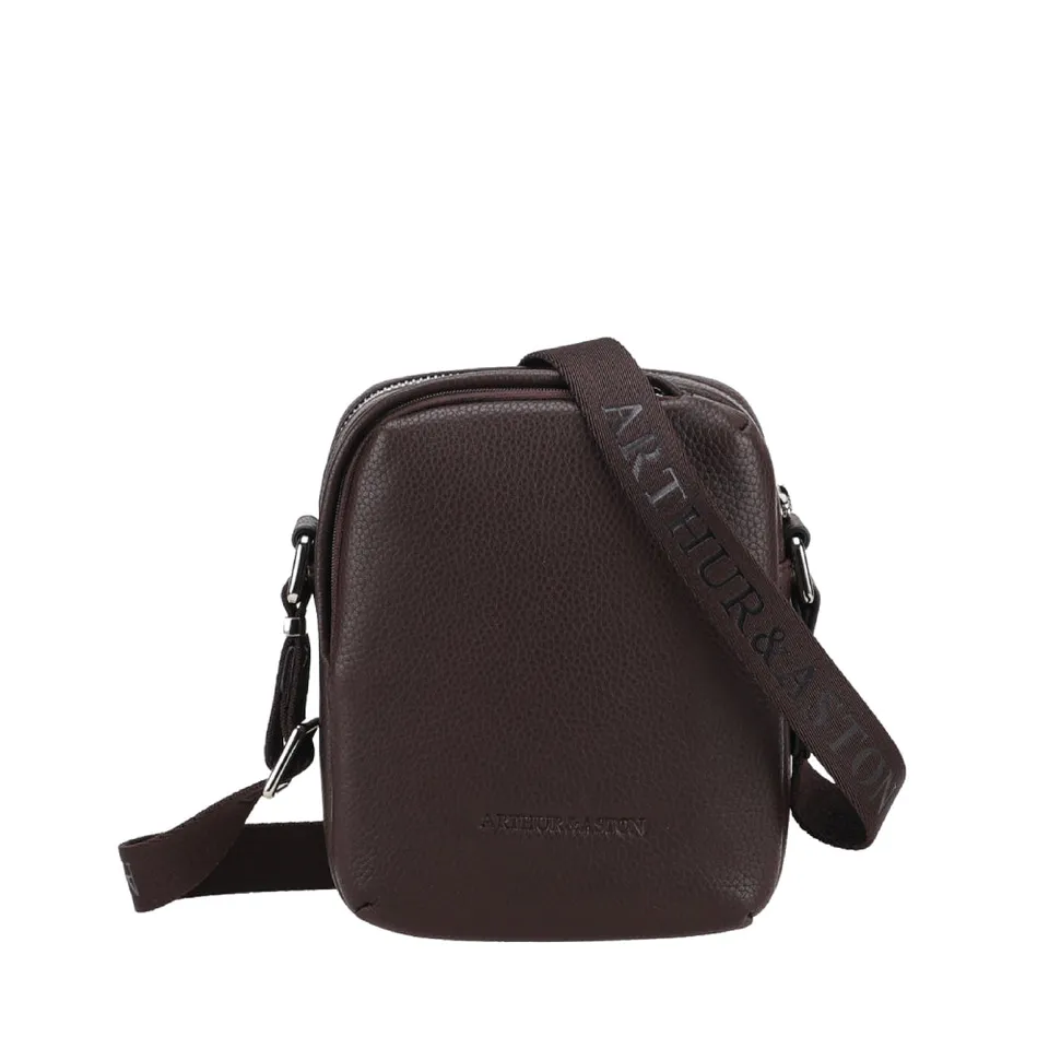 arthur-et-aston-thomas-sac-travers-s-cuir-ch-taigne image 1