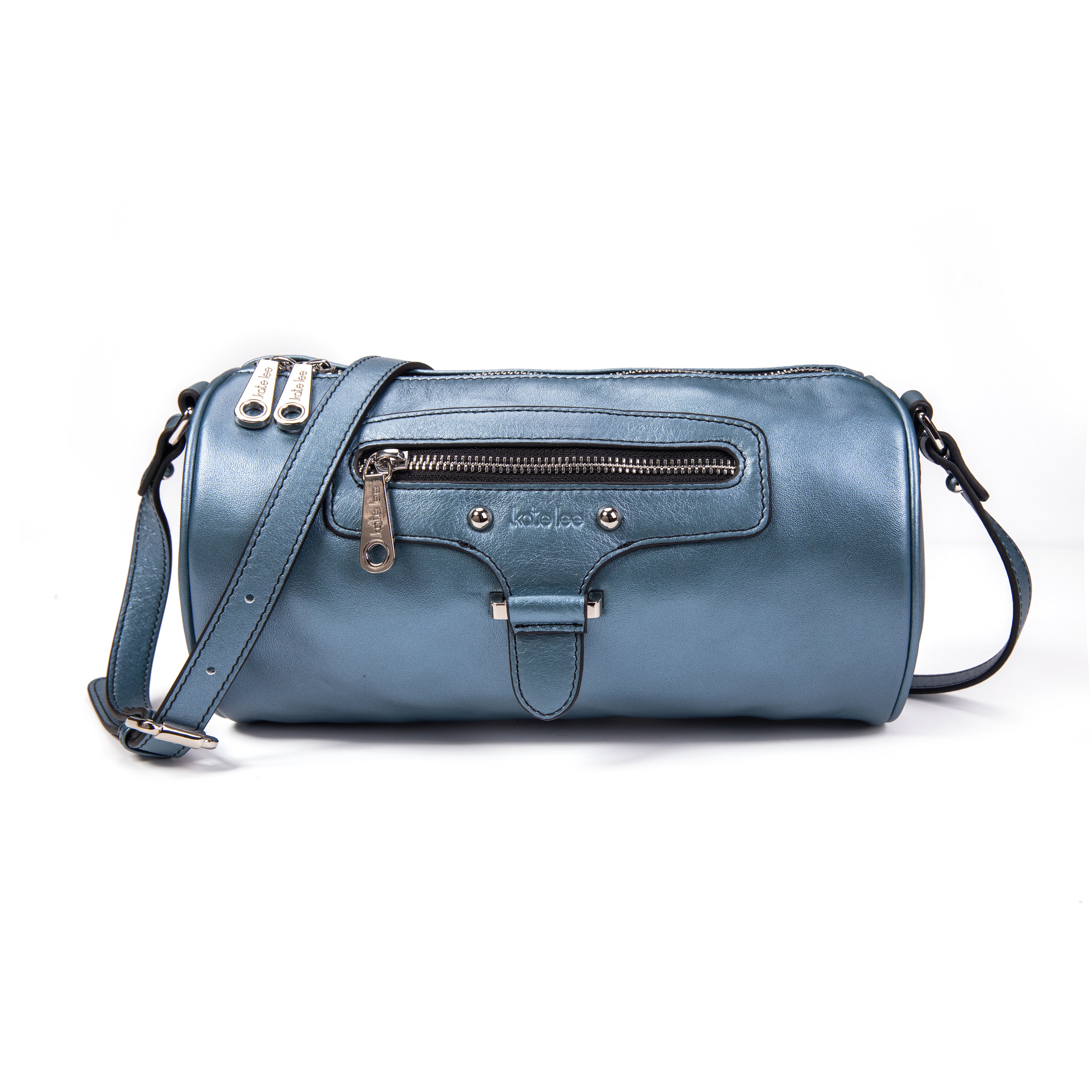 kate-lee-camy-sac-bowling-cuir-acqua-nacr image 1