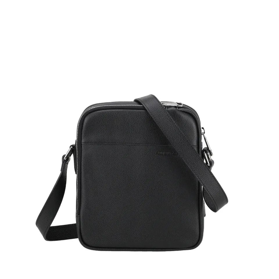 arthur-et-aston-ga-l-sac-travers-m-cuir-noir-homme image 1