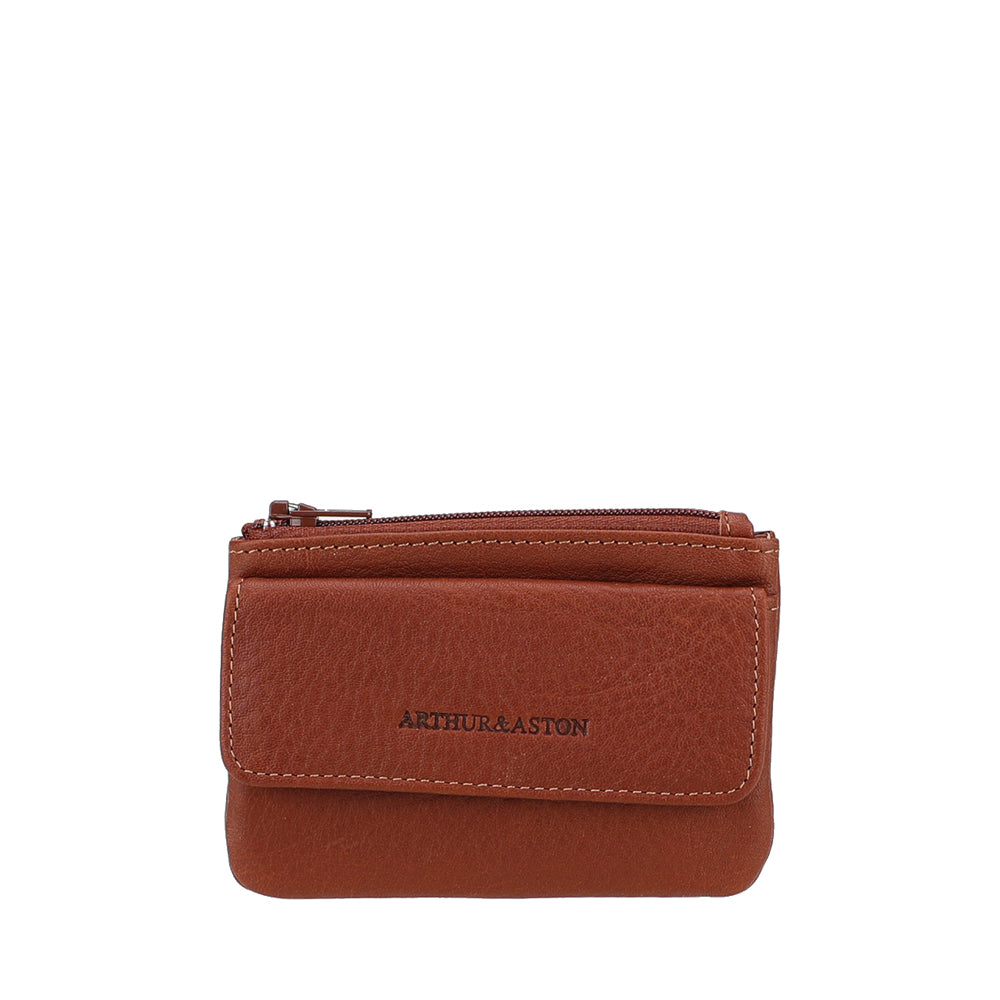 arthur-et-aston-ange-porte-monnaie-cuir-ch-taigne-11-cm image 2