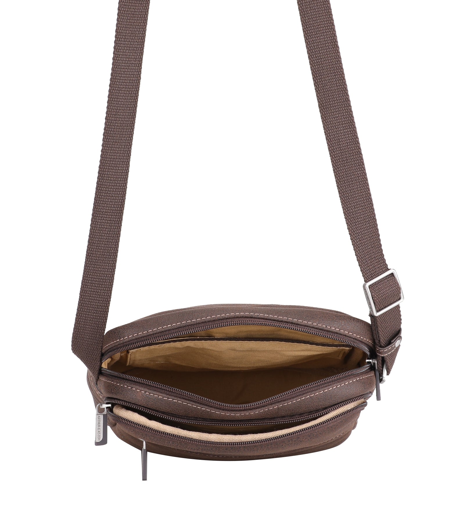arthur-et-aston-cristiano-sac-travers-cuir-cognac-destroy image 8