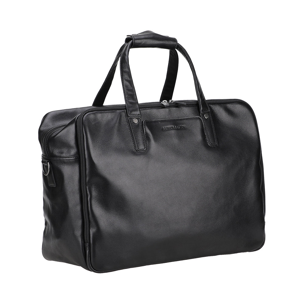 arthur-et-aston-l-on-sac-de-voyage-cuir-noir-cabine image 4
