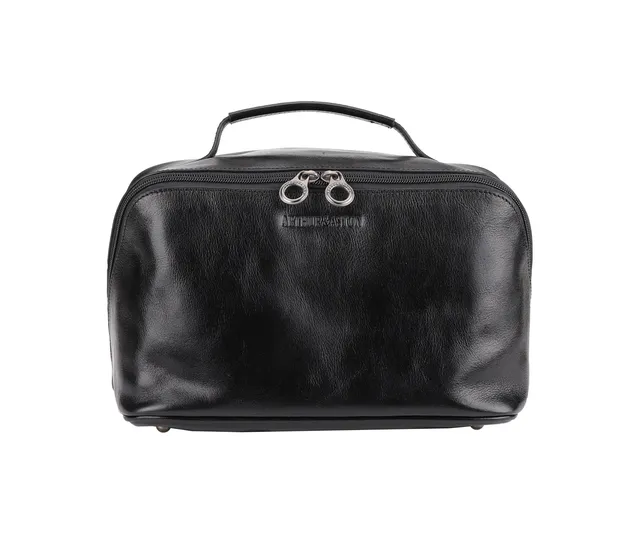 arthur-et-aston-edith-trousse-de-toilette-cuir-noir image 1