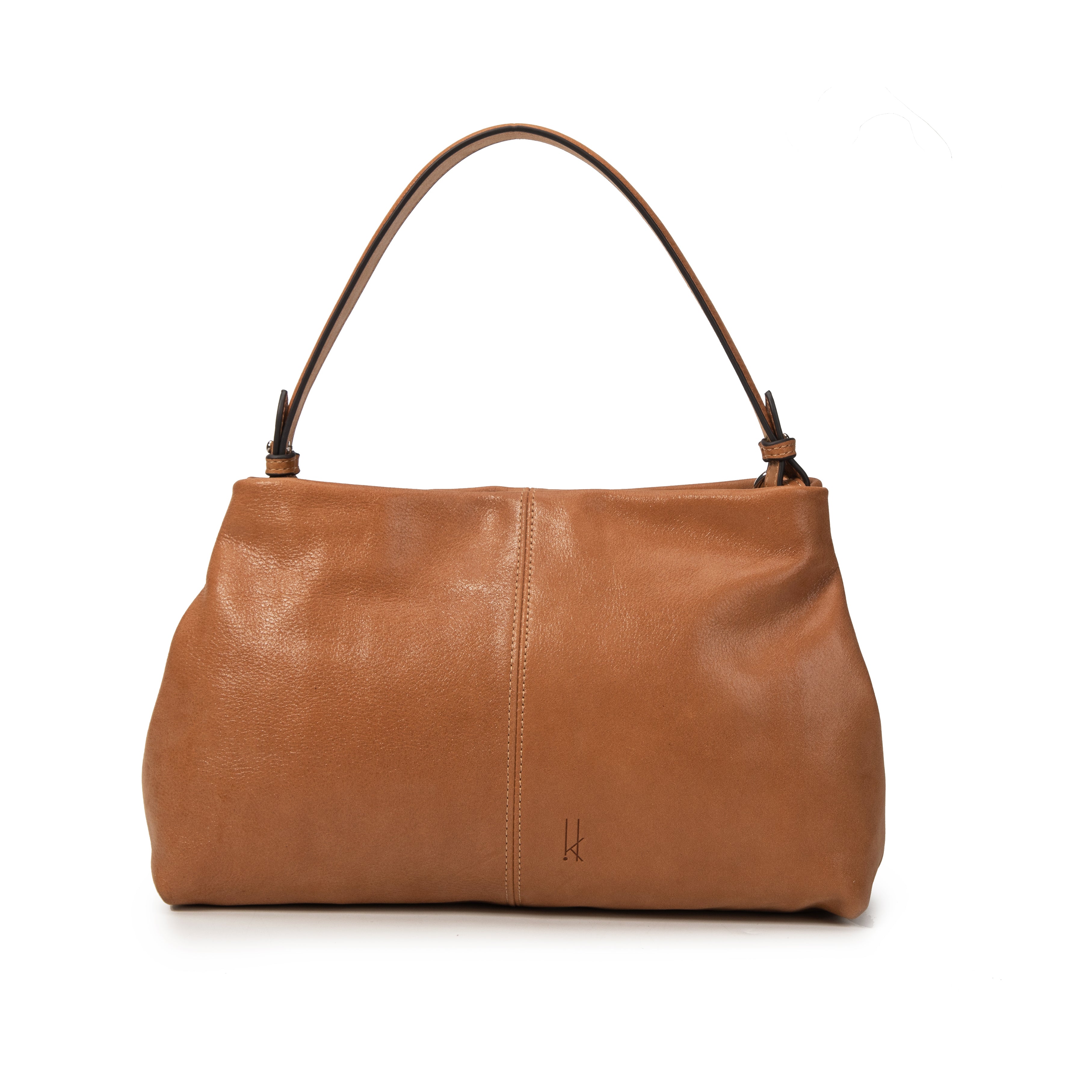 kate-lee-emma-sac-cuir-camel-velout-iris-31-cm image 1