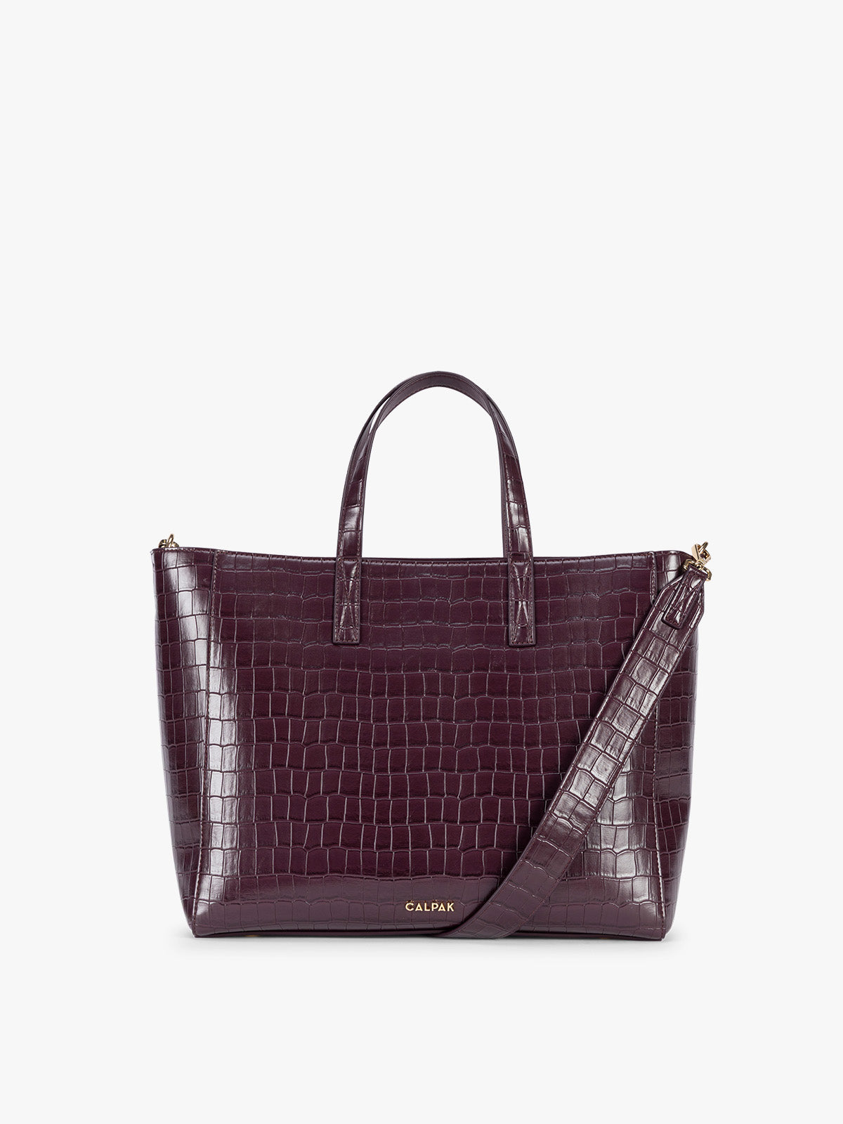 calpak-haven-15-tote-ordinateur-croco-cerise image 7