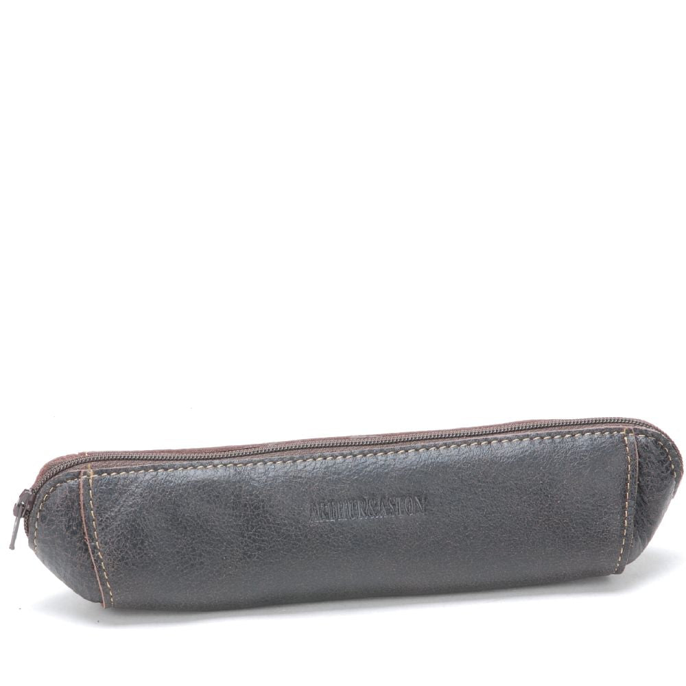 arthur-et-aston-cristiano-trousse-stylos-cuir-noir image 2