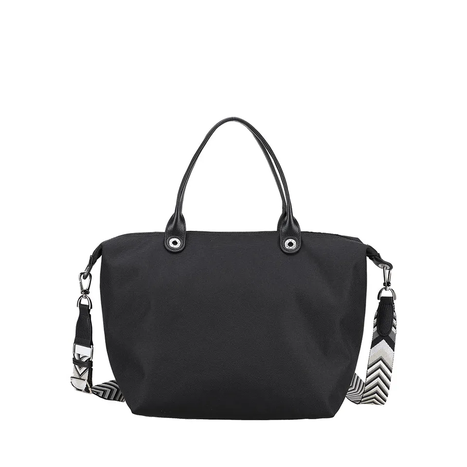 arthur-et-aston-louise-grand-sac-cabas-noir-polyester image 1