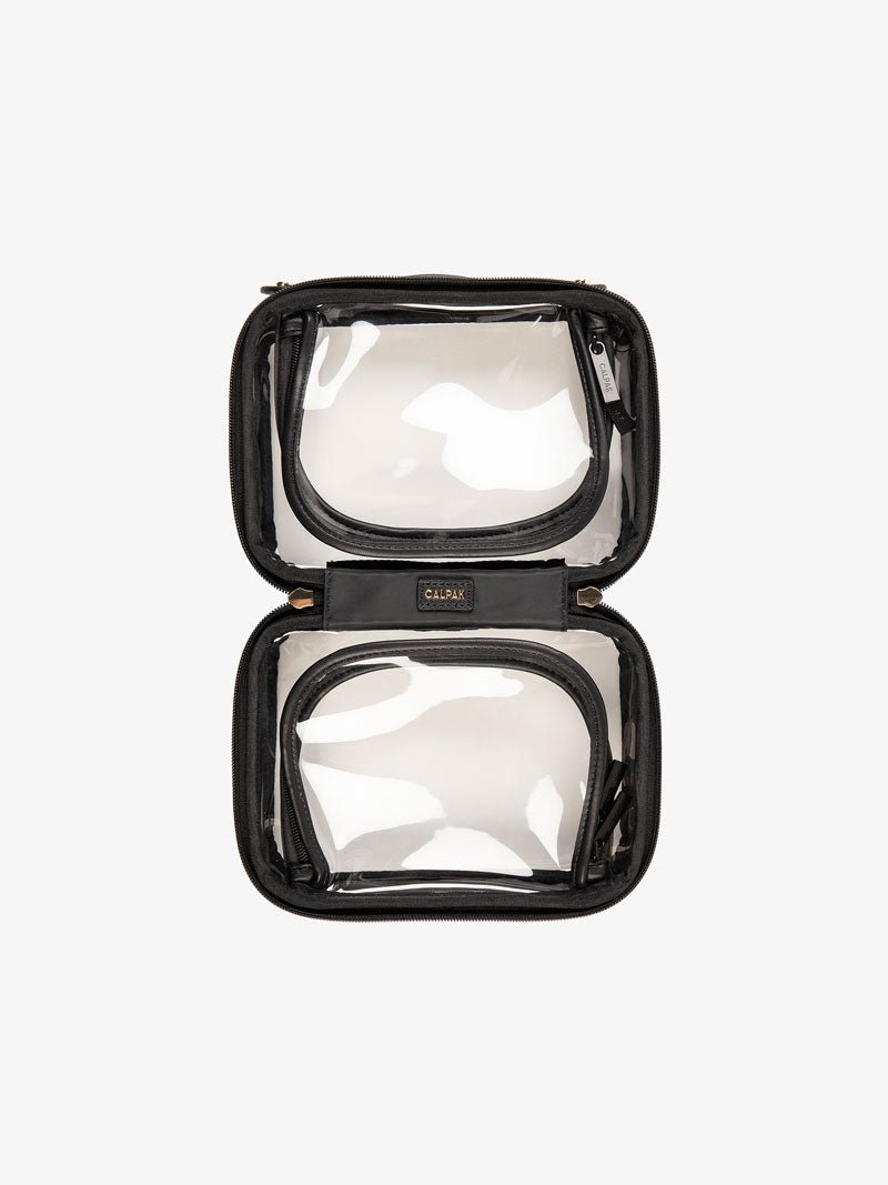 calpak-kaya-small-clear-trousse-maquillage-glazed-dark-cherry image 3