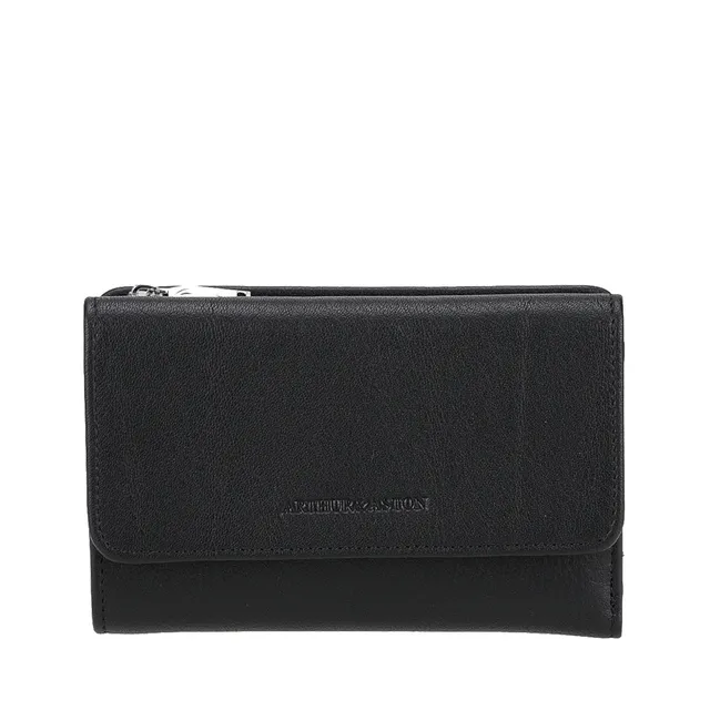 arthur-et-aston-ange-portefeuille-cuir-cognac-rfid-compact image 1