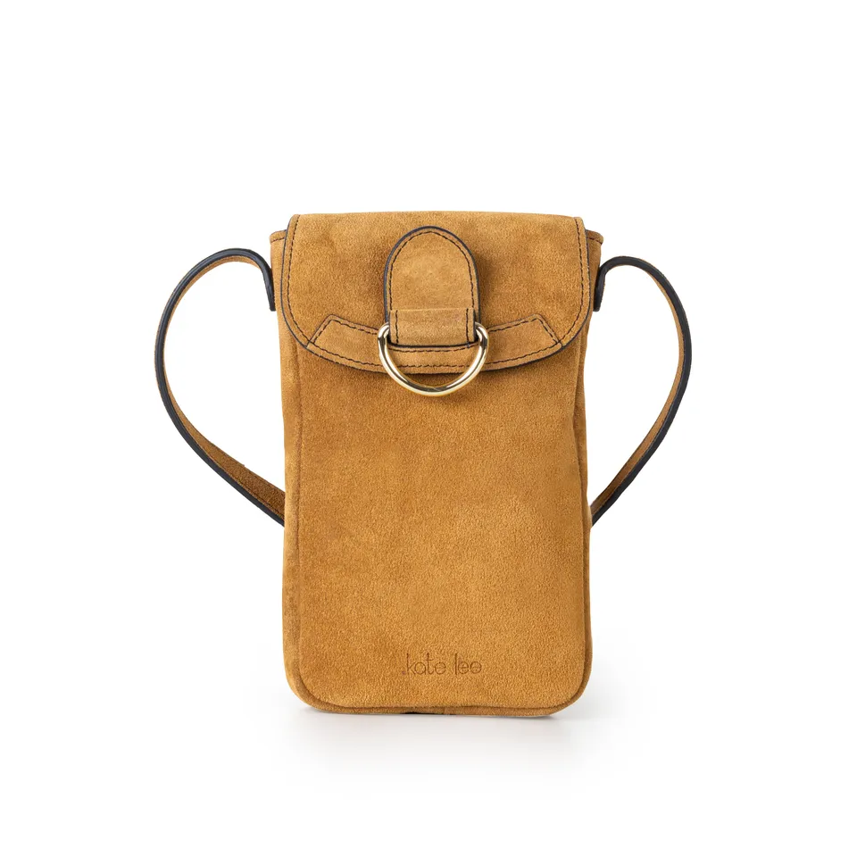 kate-lee-zelie-pochette-t-l-phone-cuir-caramel image 1