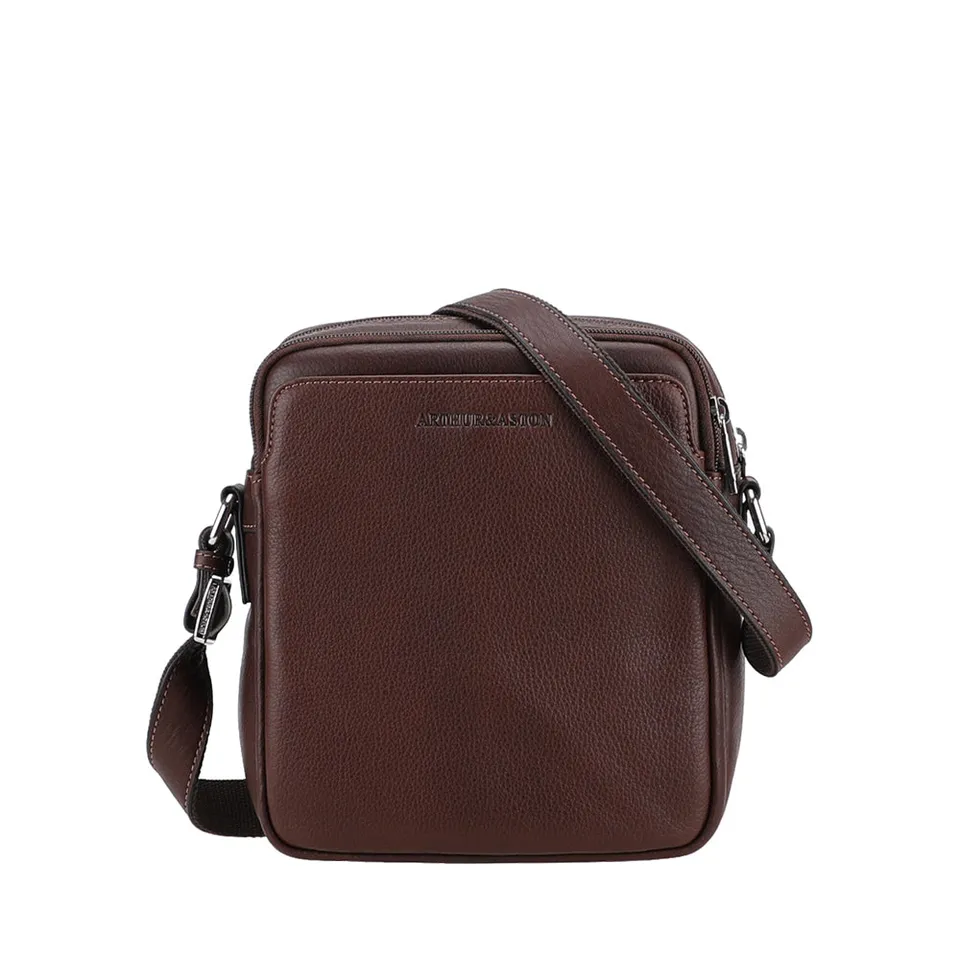 arthur-et-aston-ange-grand-sac-travers-cuir-ch-taigne image 1