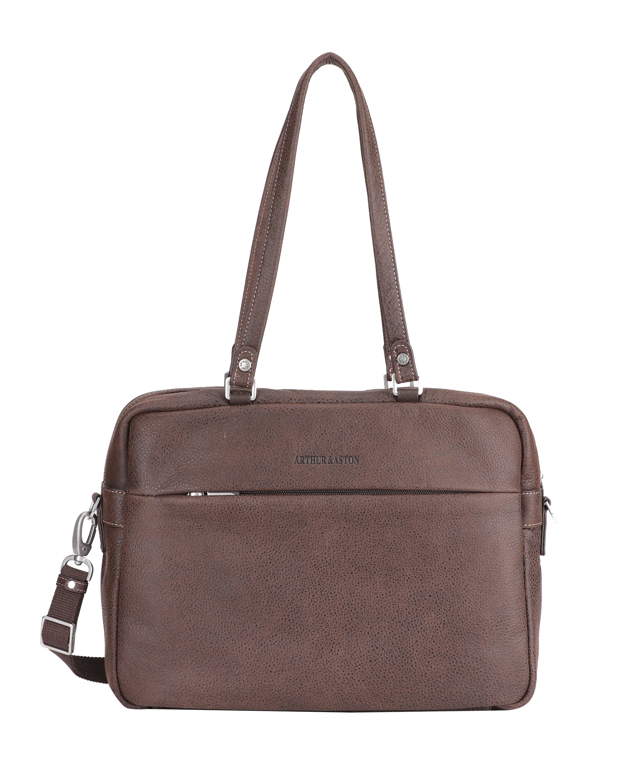 arthur-et-aston-cristiano-sac-shopping-cuir-cognac image 5