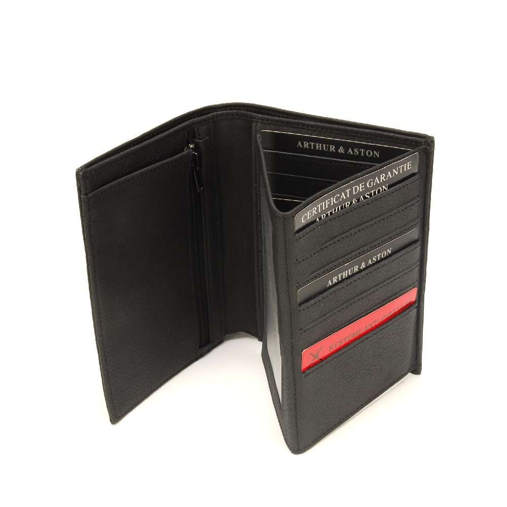 arthur-et-aston-oscar-portefeuille-cuir-ch-taigne-anti-rfid image 5