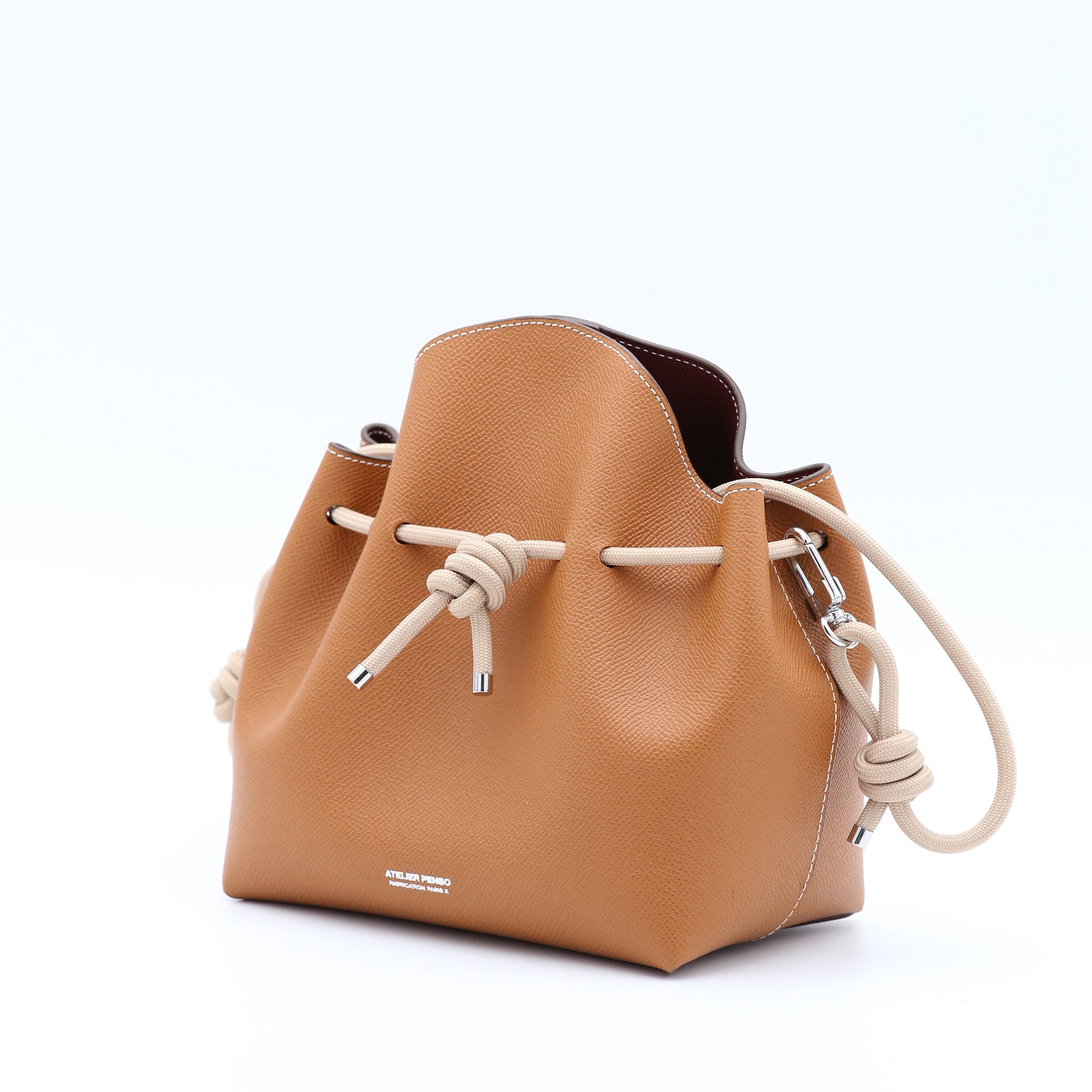 atelier-penso-bucket-sac-seau-cuir-gold-intemporel image 2