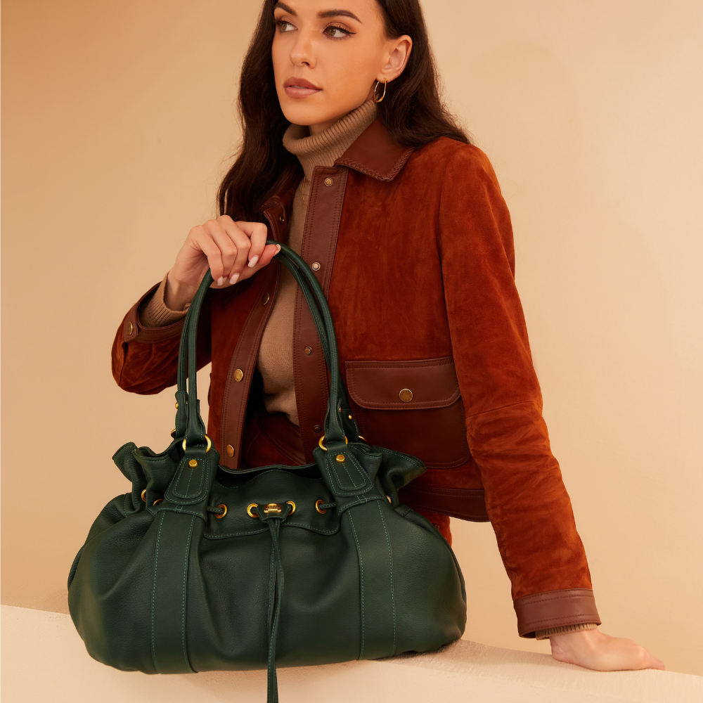arthur-et-aston-camille-xl-sac-paule-cuir-vert image 6