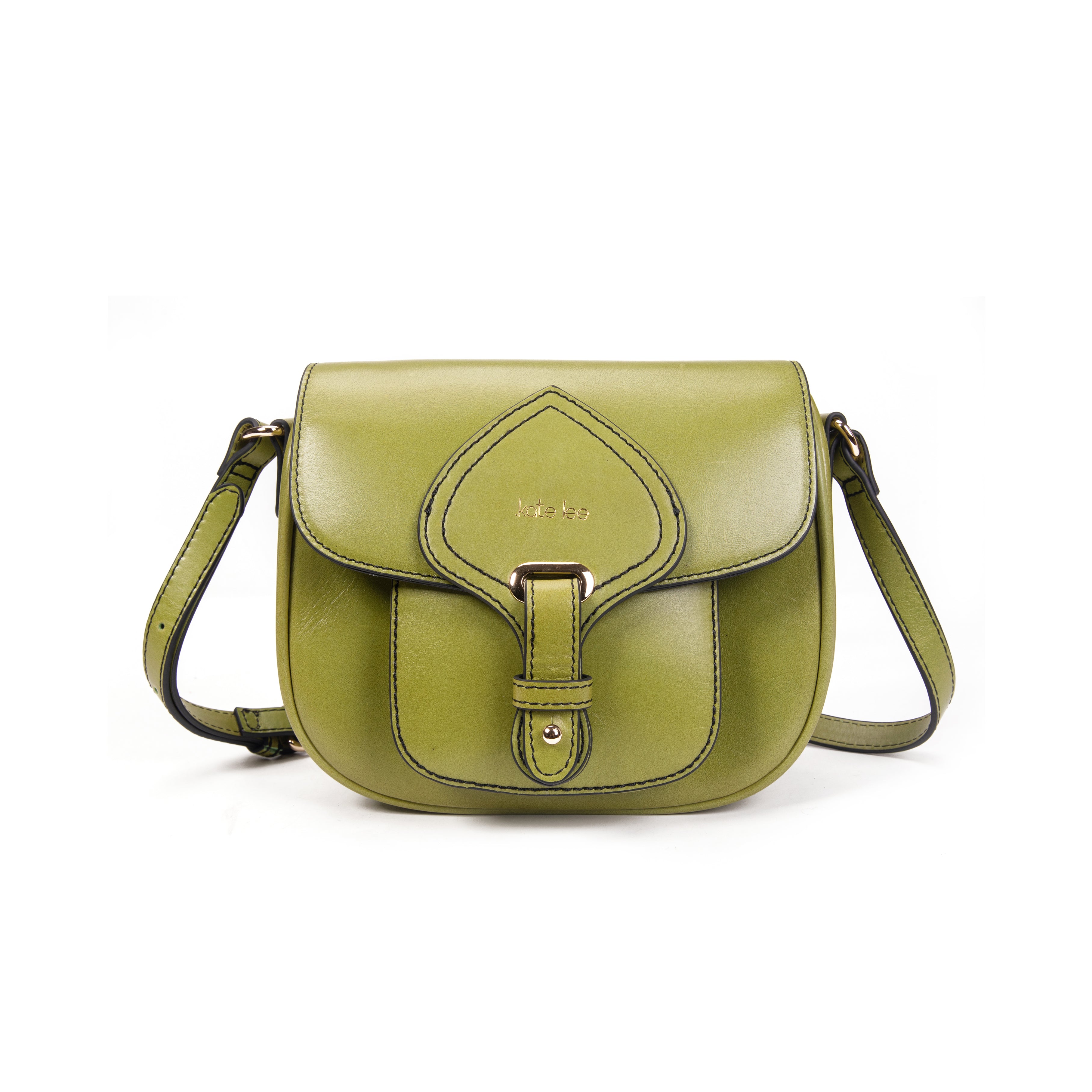 kate-lee-emelyne-gibeci-re-cuir-vert-lisse image 1