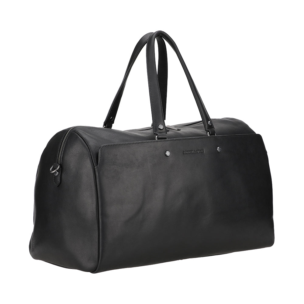 arthur-et-aston-danny-sac-voyage-cuir-noir-50-cm image 4