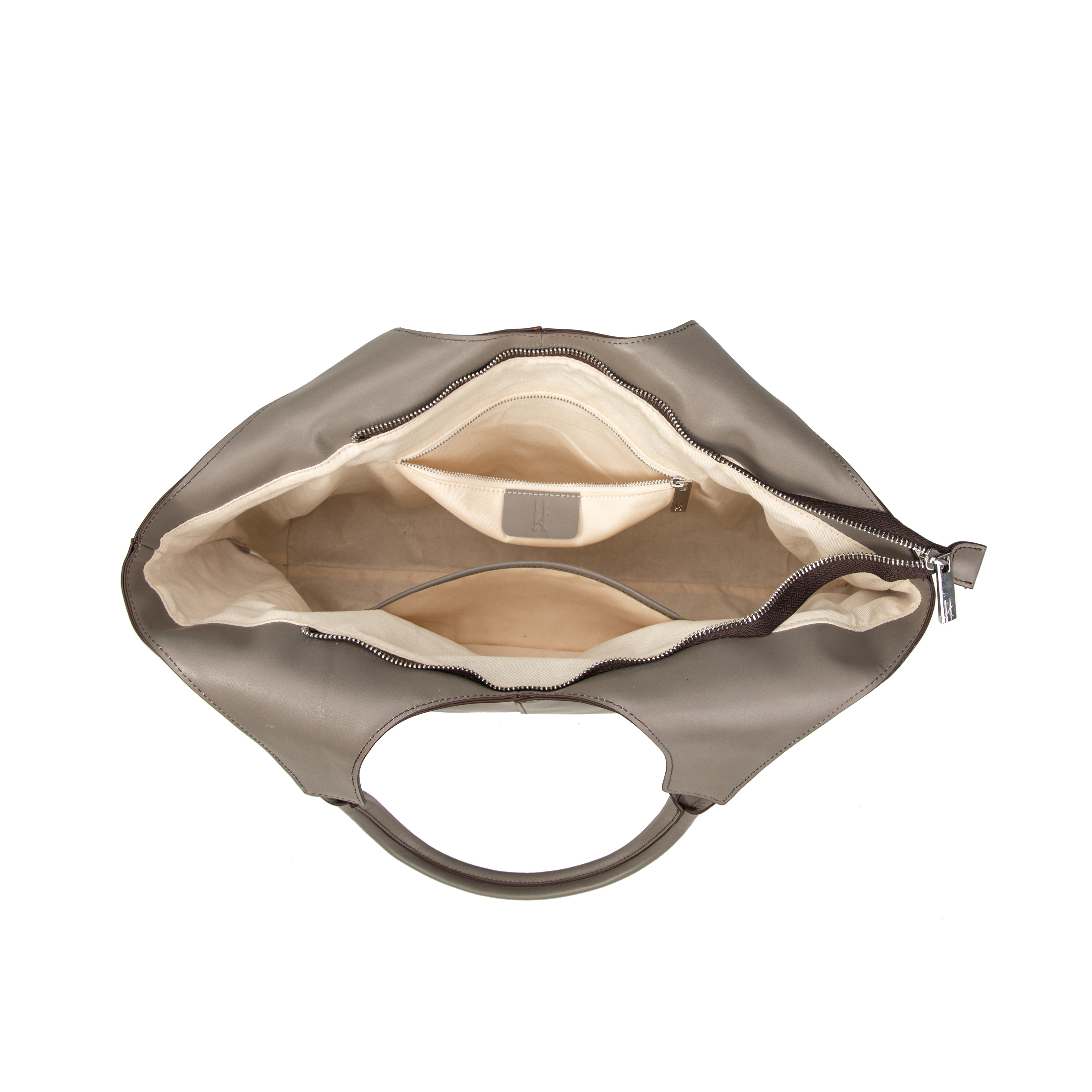 kate-lee-clemence-kl-sac-cuir-gris-bandouli-re image 3