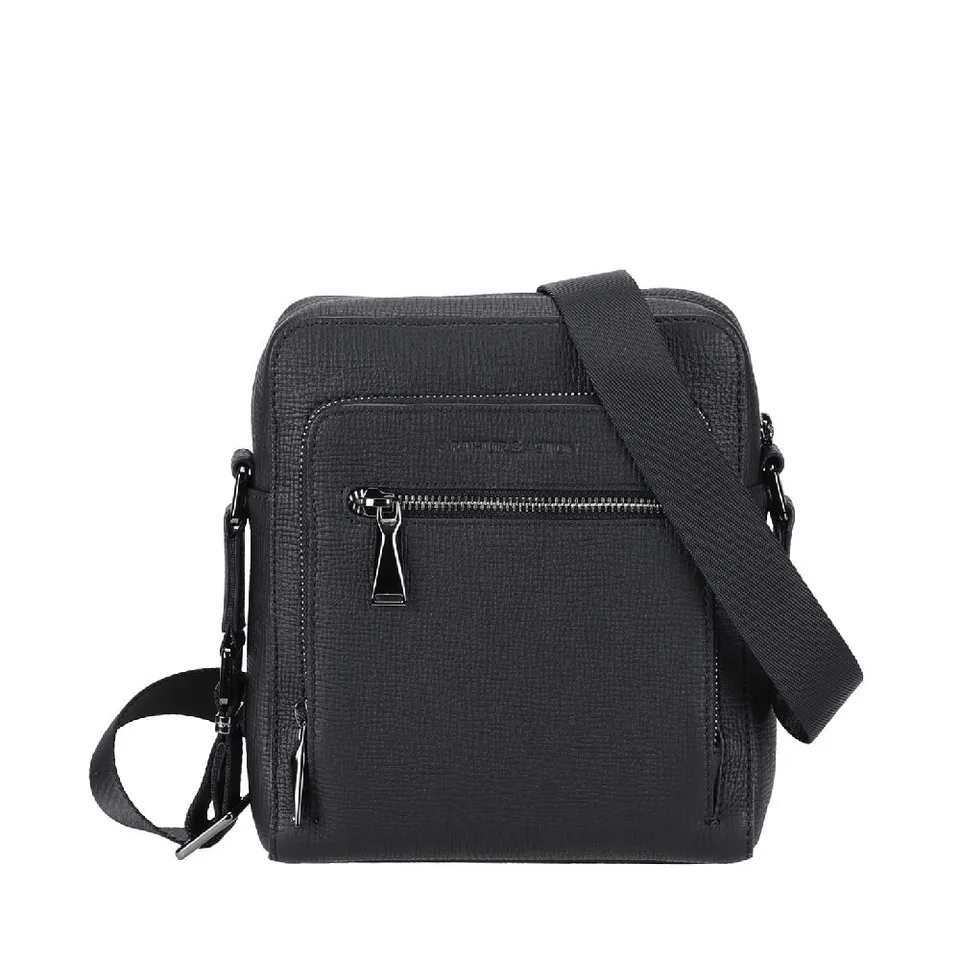 arthur-et-aston-lewis-sac-travers-cuir-noir-homme image 1