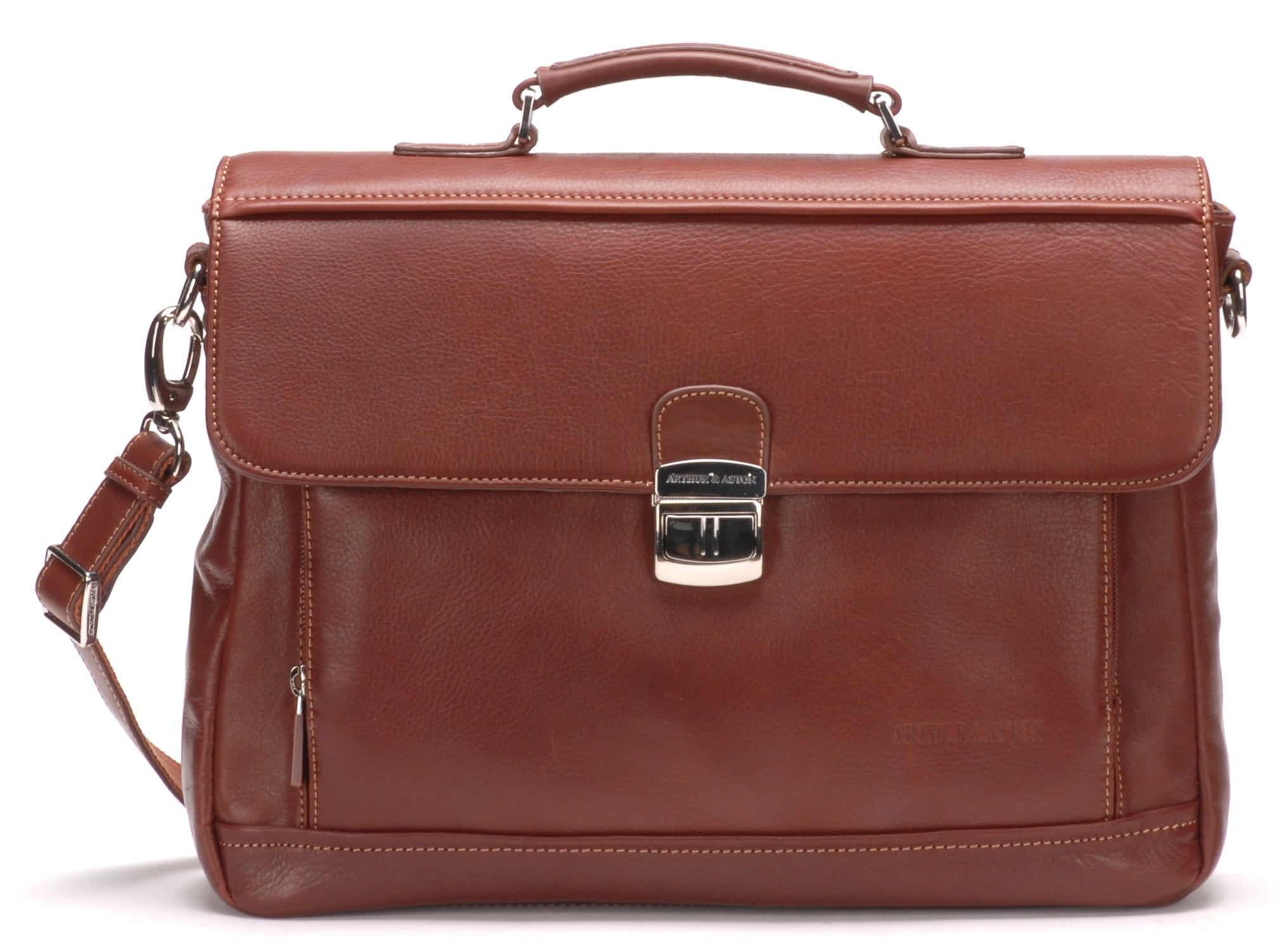 arthur-et-aston-pablo-serviette-cuir-plong-cognac-1-soufflet image 1