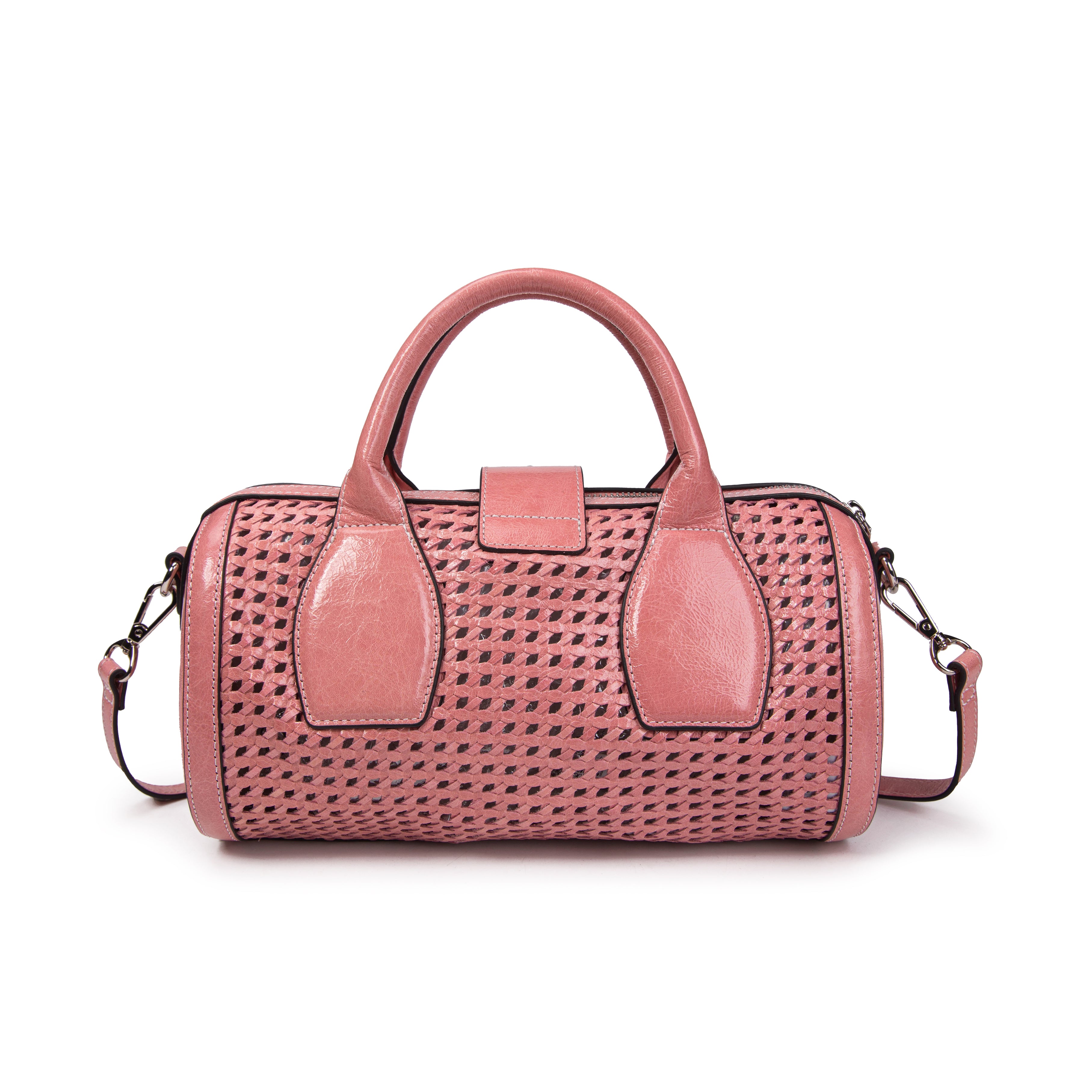 kate-lee-frola-sac-bowling-tress-rose-cuir image 4