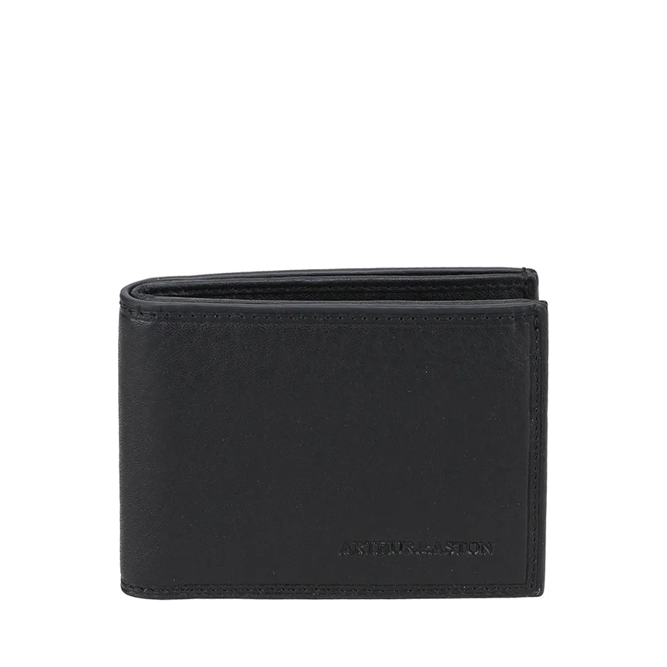 arthur-et-aston-jos-petit-portefeuille-cuir-italien-noir-rfid image 1