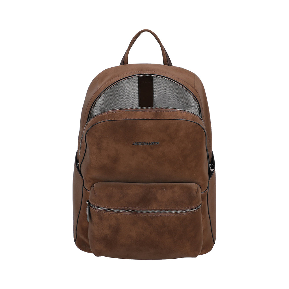 arthur-et-aston-misha-sac-dos-cuir-ch-taigne-trolley image 5