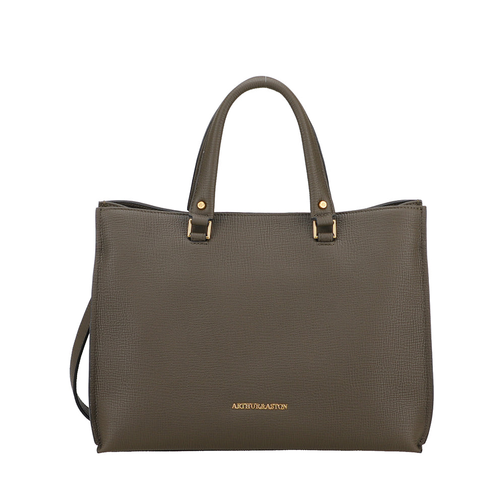 arthur-et-aston-nora-grand-sac-main-cuir-noir-bandouli-re image 8