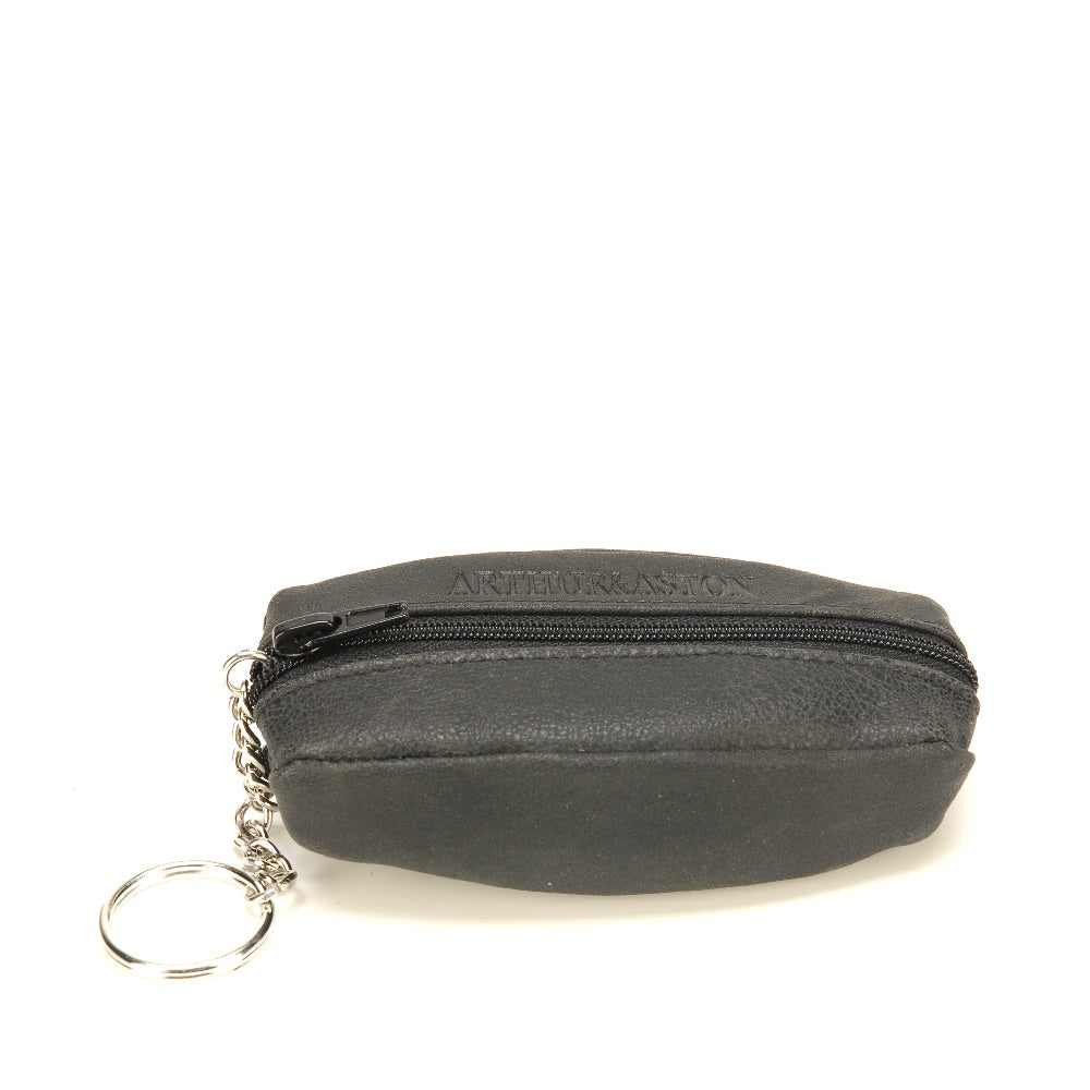 arthur-et-aston-diego-porte-monnaie-grain-caf-cuir-noir image 1