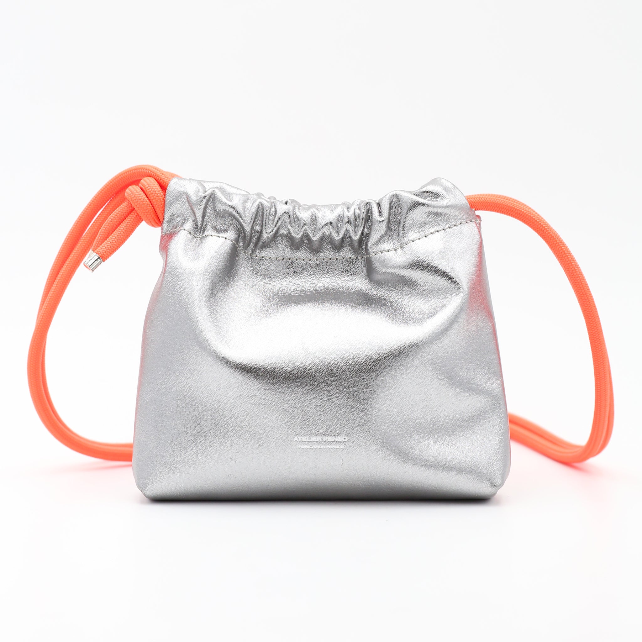 atelier-penso-mini-lut-ce-sac-cuir-crossbody-silver-pliss image 2