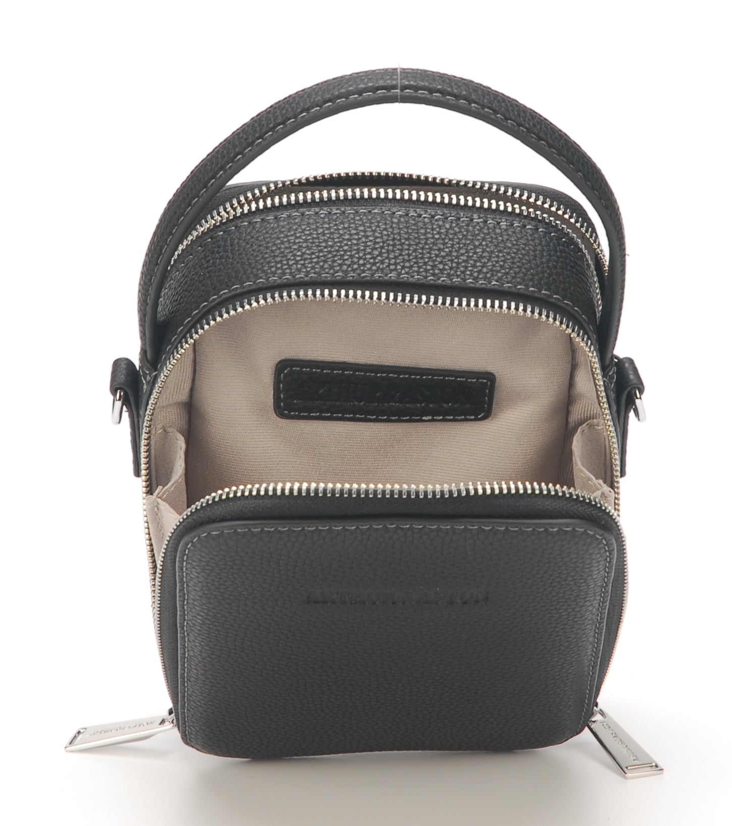 arthur-et-aston-antoine-sac-travers-cuir-noir image 5