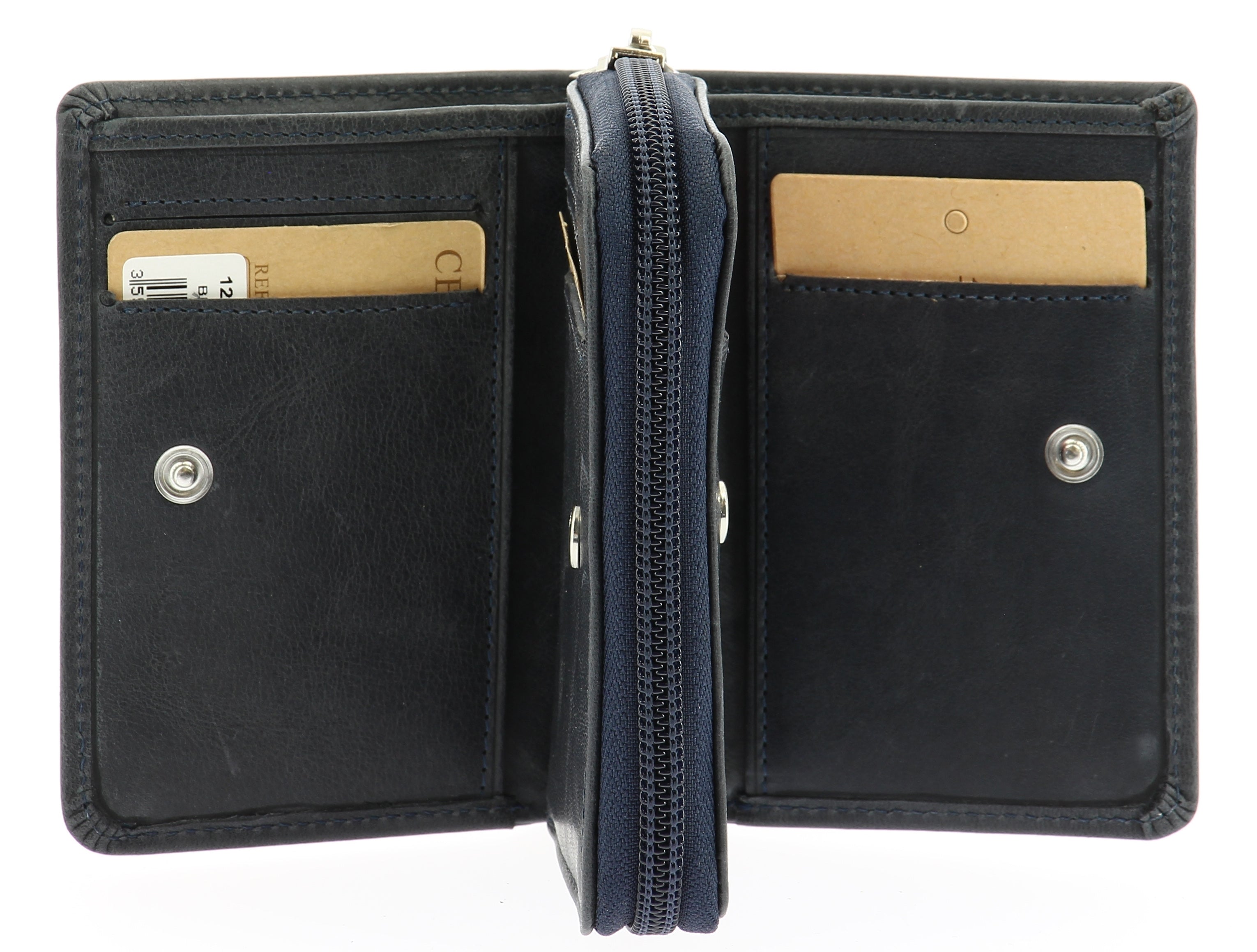 arthur-et-aston-rose-porte-monnaie-cartes-cuir-noir image 2